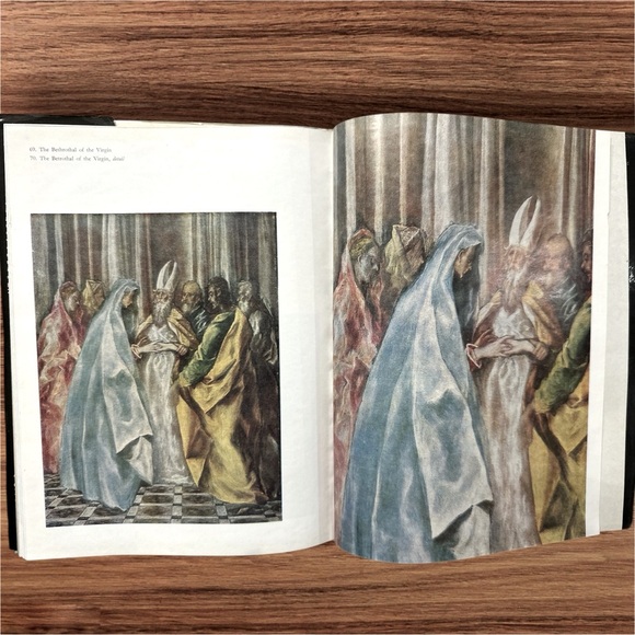 VTG 1975 EL Greco Art HB Book, Featuring Art of EL Greco, Printed in Romania, - Picture 11 of 15